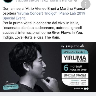 Yiruma In Indico - Locandina 